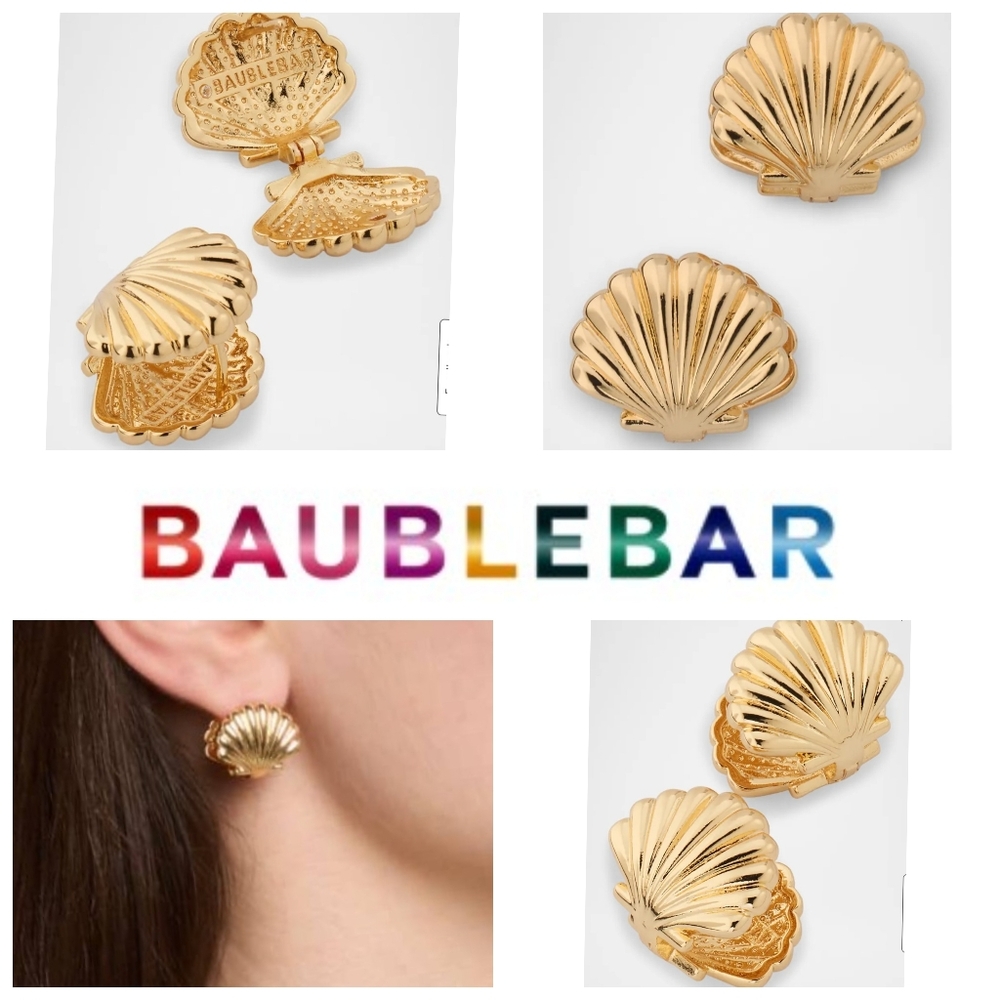 BaubleBar Mariam Shell Earrings